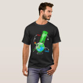 Wiet Bong Elets Fire Water Air THC Roken Anatomie T-shirt (Voorkant volledig)