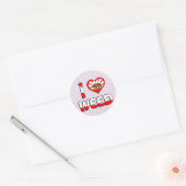Wiet, CA Ronde Sticker (Envelop)