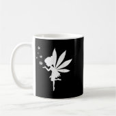 Wiet Fairy Fantasy Leaf Stoner Pot Smoker Koffiemok (Links)