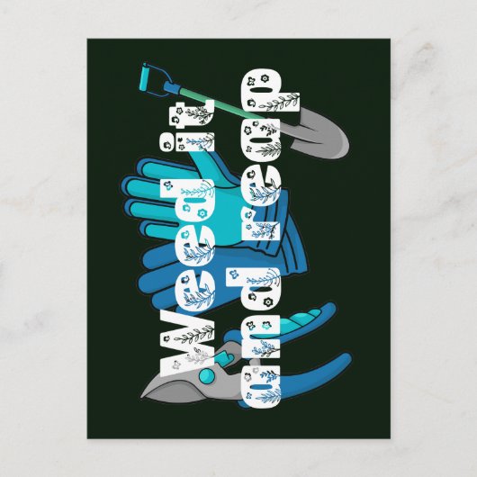 Wiet het En Reap grappige tuinier woordspeling Briefkaart (Voorkant)