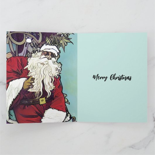 Wiet Kerstman  Kaart (Binnen)