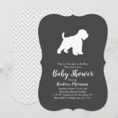 Wiet Terrier Dog Baby shower Geslacht Neutraal Kaart (Voorkant / Achterkant)