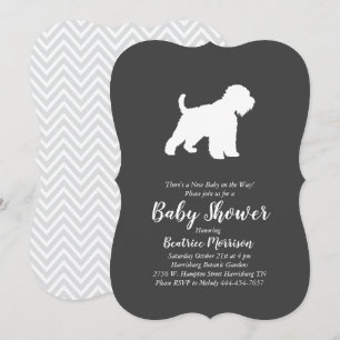 Wiet Terrier Dog Baby shower Geslacht Neutraal Kaart