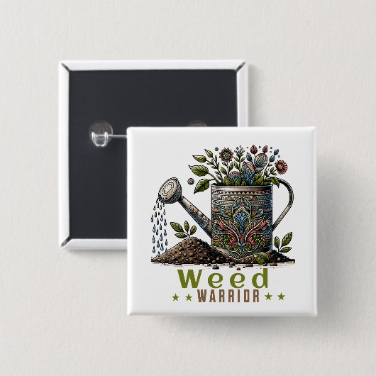 Wiet Warrior Button (Voorkant /achterkant)