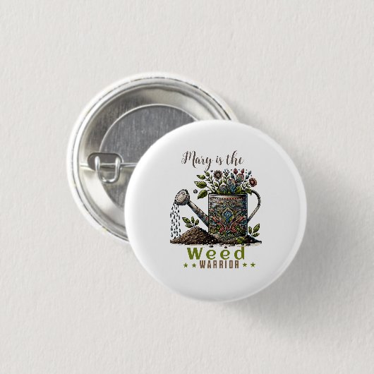 Wiet Warrior Button (Voorkant /achterkant)