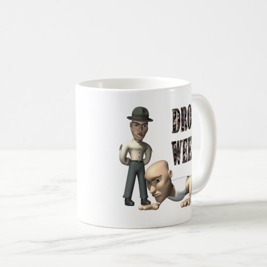 wietdruppel koffiemok (Voorkant rechts)