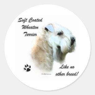 Wieten als geen andere borst - Zelfklever Ronde Sticker