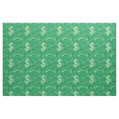 Wievey Green Dollar teken Stof (Fat Quarter)