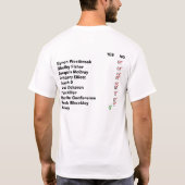 WieWillGuardME? T-shirt (Achterkant)