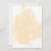 Wife 75th Birthday Golden Sparkle Card Kaart (Achterkant)