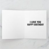 WIFE BIRTHDAY ROZEN ROMANTISCH WENSKAART KAART (Binnen)