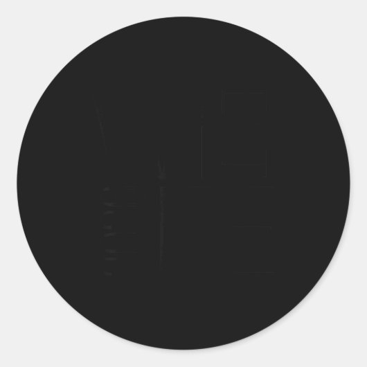 Wife Est. 2026, Married Couple, Wedding Husband Ma Ronde Sticker (Voorkant)