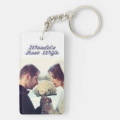 Wife Foto grijs Sleutelhanger (achterkant)