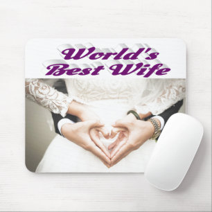 Wife Foto paars Muismat