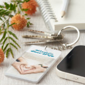 Wife fotosky blue sleutelhanger (Voorkant Rechts)