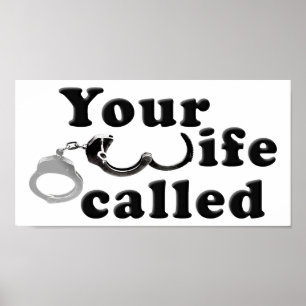 Wife genaamd Funny Poster