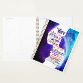 Wife Gift | Brief aan mijn vrouw-liefde van de ech Planner (Display)