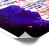 Wife Gift | Brief aan mijn vrouw-liefde van de ech Poster (Hoek)