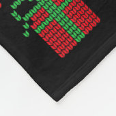 Wife Husband First Christmas Just Married Christma Fleece Deken (Hoek)