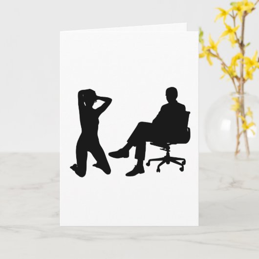 WIFE "IK HOOP VAN JE" KINKY WENSKAARTEN KAART (Gele Bloem)