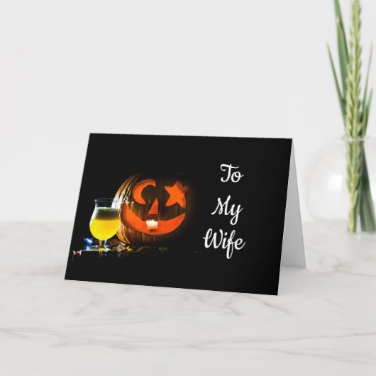 WIFE "IK WIL ALLEEN MET JULLIE CELEBRATEN" KAART (Voorkant)