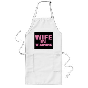 WIFE IN TRAINING, Funny Wedding Verloving Schorten