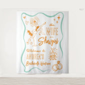 Wife is a Show Girl Bachelorette Weekend Welcome Wandkleed (Voorkant)