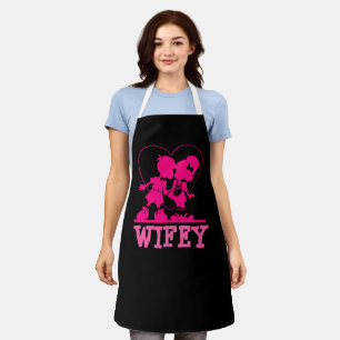 WIFE KITCHEN APRON WIFEY CUTE Apron Schort
