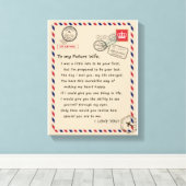 Wife Lovers | Aan mijn toekomstige vrouw, ik hou v Canvas Afdruk (Insitu (Houten vloer))