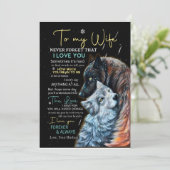 Wife Lovers | Aan mijn vrouw vergeet nooit dat ik  Kaart (Staand voorkant)