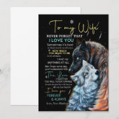 Wife Lovers | Aan mijn vrouw vergeet nooit dat ik  Kaart (Voorkant / Achterkant)