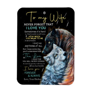 Wife Lovers | Aan mijn vrouw vergeet nooit dat ik  Magneet