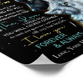 Wife Lovers | Aan mijn vrouw vergeet nooit dat ik  Poster (Hoek)