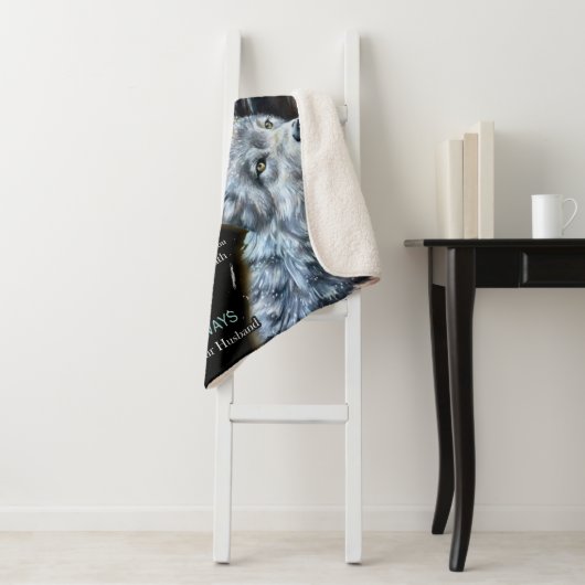 Wife Lovers | Aan mijn vrouw vergeet nooit dat ik  Sherpa Deken (In situ)