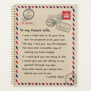 Wife Lovers Voor mijn toekomstige vrouw hou ik v Planner