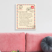 Wife Lovers | Voor mijn toekomstige vrouw, ik hou Canvas Afdruk (Insitu (Woonkamer))