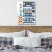 Wife Lovers | Voor mijn vrouw hou ik van jullie ma Canvas Afdruk (Insitu (Slaapkamer))