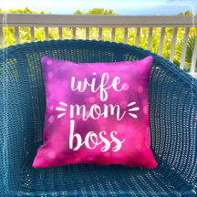 Wife Moeder Baas Babe Vet Script Typografie Heet R