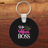 Wife moeder baas _ mammie mama _ moederdag sleutelhanger (Voorkant)