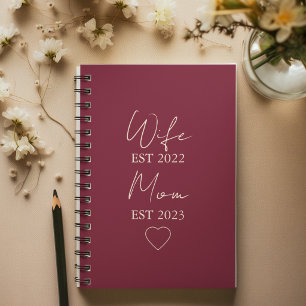 Wife & Moeder – Minimalistisch Valentijns Cadeau Notitieboek
