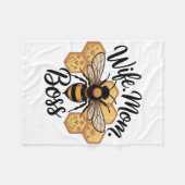 Wife. Mom. Boss Fleece Deken (Voorkant (Horizontaal))