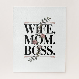 Wife. Mom. Boss. Legpuzzel