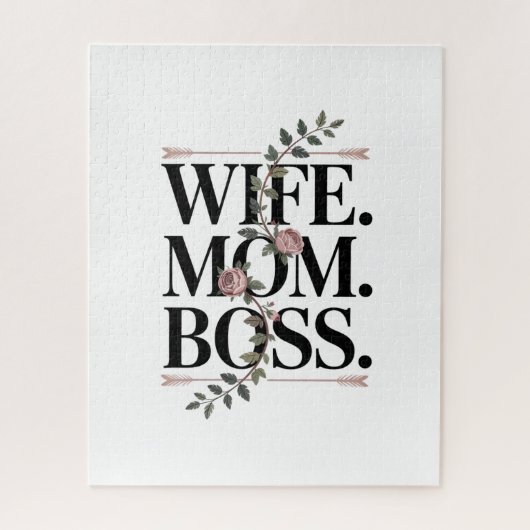 Wife. Mom. Boss. Legpuzzel (Verticaal)