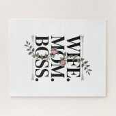 Wife. Mom. Boss. Legpuzzel (Horizontaal)