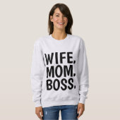WIFE MOM BOSS T-Shirts (Voorkant volledig)