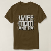 WIFE MOM PA PHYSICIAN ASSISTANT QUOTES STREET MAP T-SHIRT (Design voorkant)