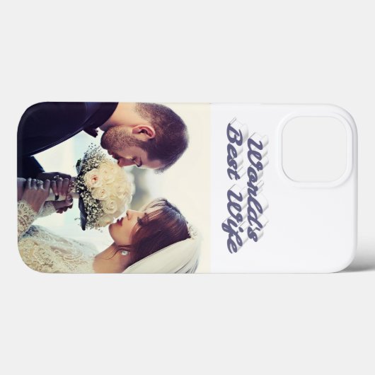 Wife Photo gray Case-Mate iPhone Case (Achterkant (horizontaal))