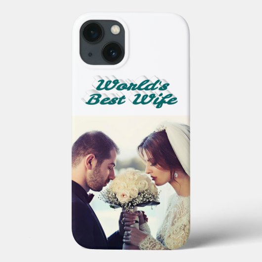 Wife Photo green iPhone Case (Achterkant)