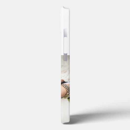 Wife Photo sea blue iPhone Case (Achterkant / Links)