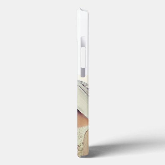 Wife Photo sky blue iPhone Case (Achterkant / Links)